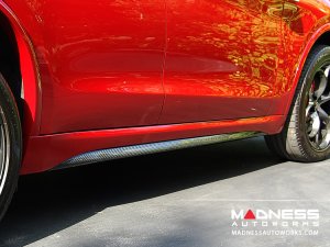 Alfa Romeo Stelvio Quadrifoglio Side Skirt Trim Kit - Carbon Fiber Alfa Romeo Stelvio Quadrifoglio Side Skirt Trim Kit - Carbon Fiber